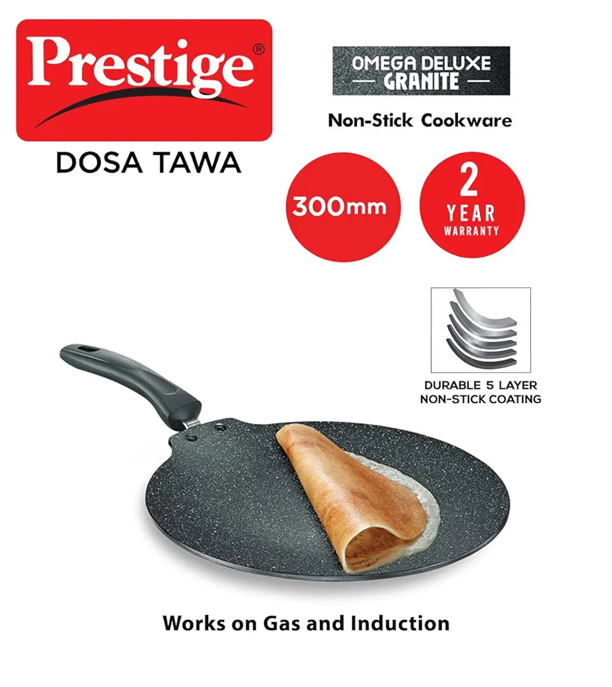 PRESTIGE TAWA 36862 OMEGA GRANITE 300MM PRESTIGE TAWA 36862 OMEGA GRANITE 300MM